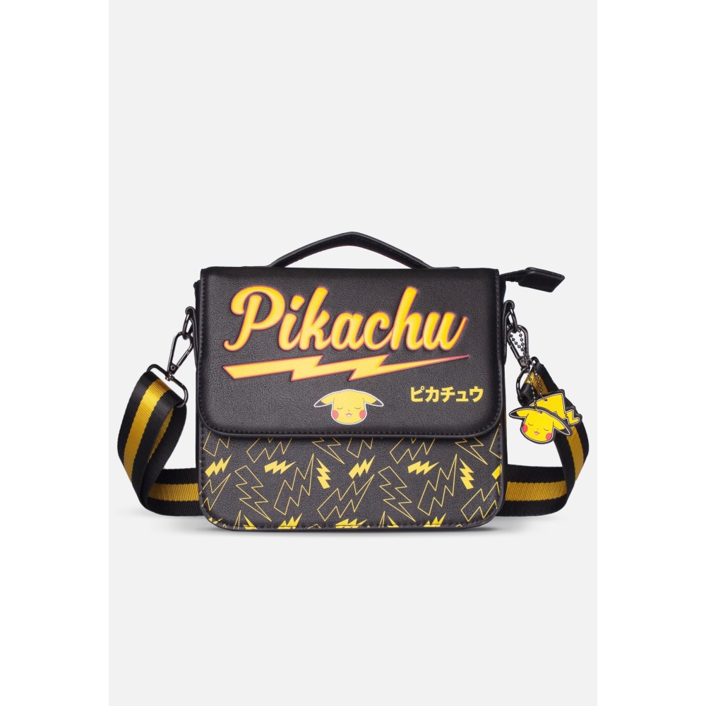 Pokémon - Pikachu Medium Schoudertas - Zwart